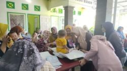 Desa Dusun Tengah Gelar Posyandu Rutin Setiap Bulan, Kepala Desa Beri Sambutan Hangat