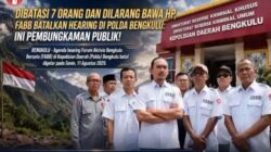 FABB Kecewa : Hearing Di Polda Bengkulu Dibatalkan, Ini Alasannya