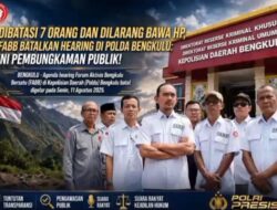 FABB Kecewa : Hearing Di Polda Bengkulu Dibatalkan, Ini Alasannya